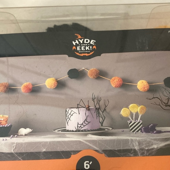 Target Hyde and Eek 2022 Halloween Pom Pom Garland - Picture 2 of 7
